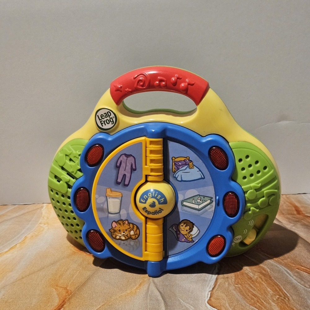 LeapFrog Learn & Groove First Words Radio English Spanish Bilingual 2007 Working